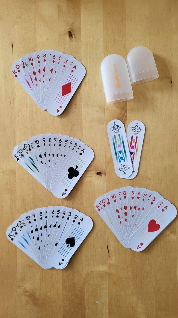 Speelkaarten in handige opbergcassette - NIEUW, Vijf spelers of meer, Ophalen of Verzenden, Nieuw, ShellCares