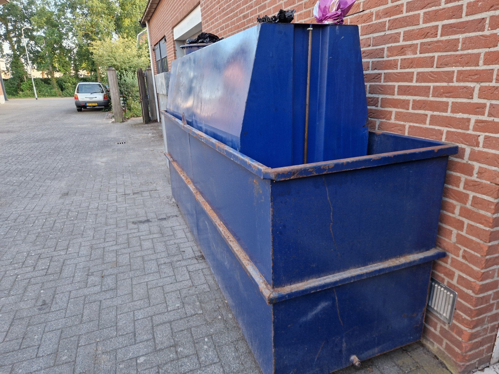 Olie tank dubbelwandig, olie opslag tank, Ophalen