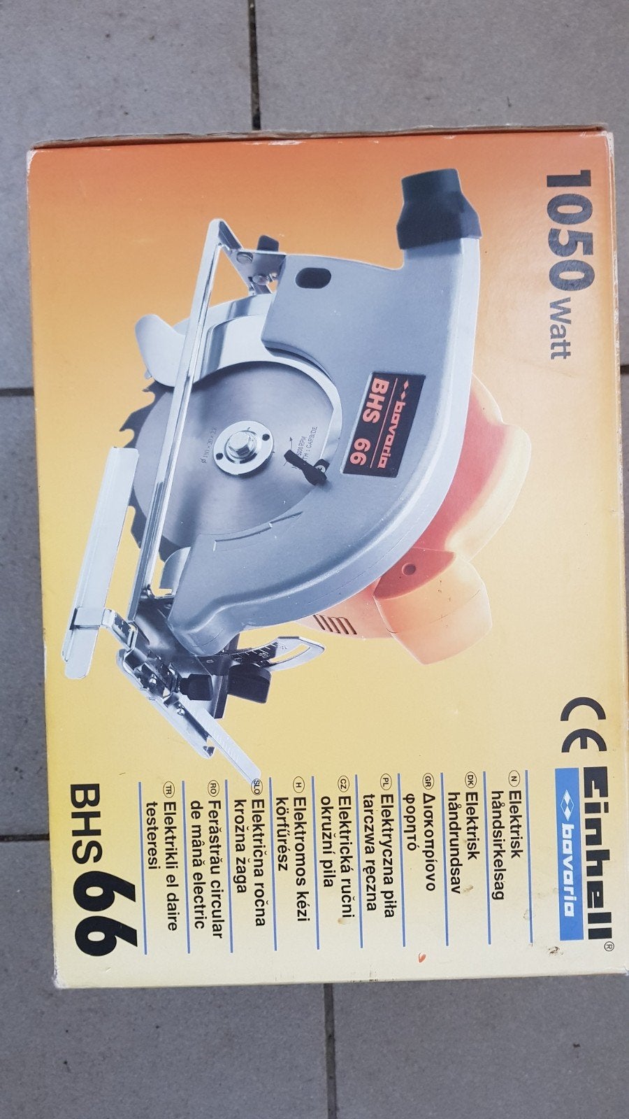 Bavaria BHS 66 Cirkelzaag - 1050W, Ophalen, Gebruikt, Cirkelzaag, 600 tot 1200 watt