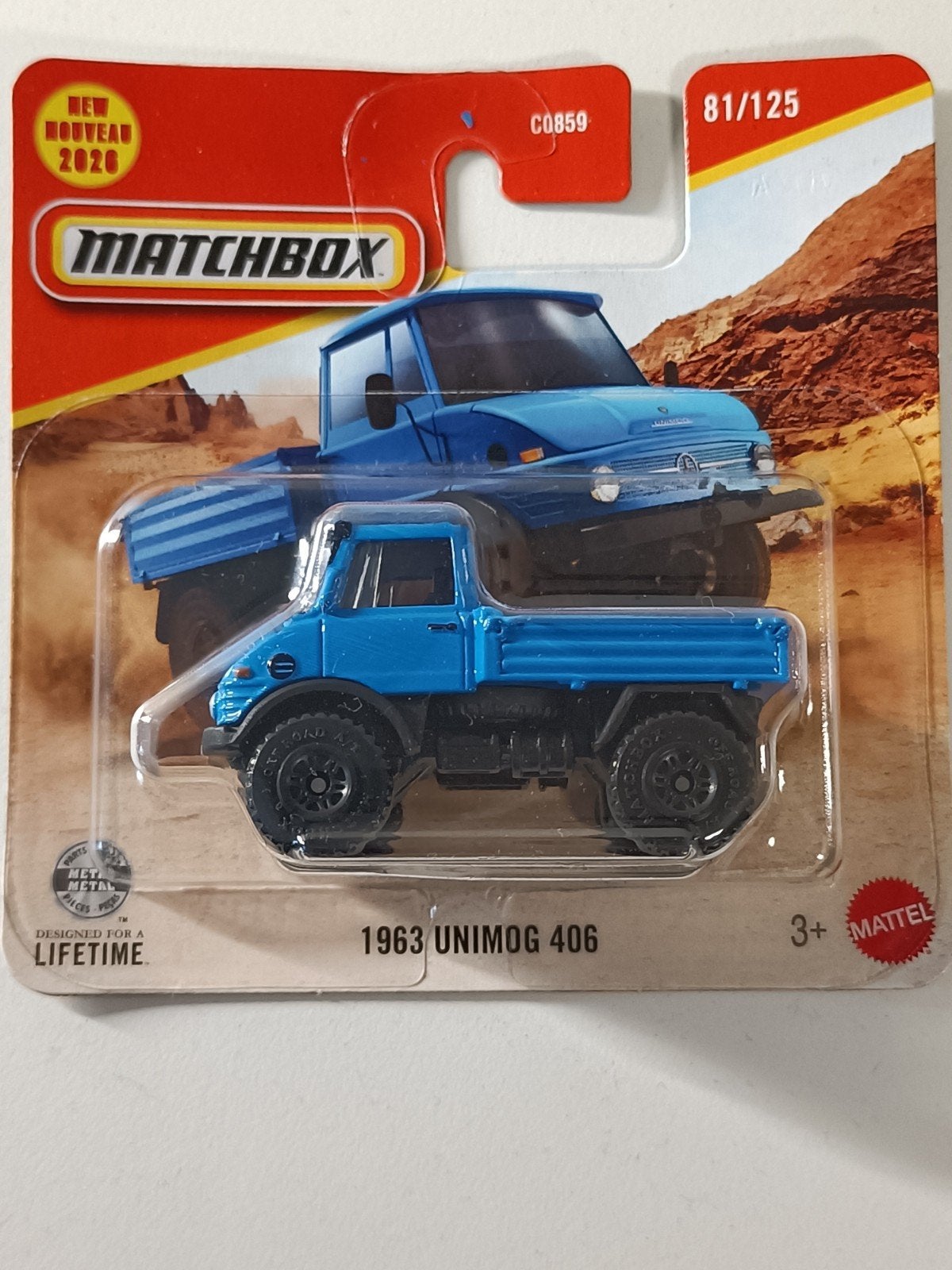 Matchbox 1963 Unimog 406 - Nieuw 2020 Model, Ophalen of Verzenden, Nieuw, Auto
