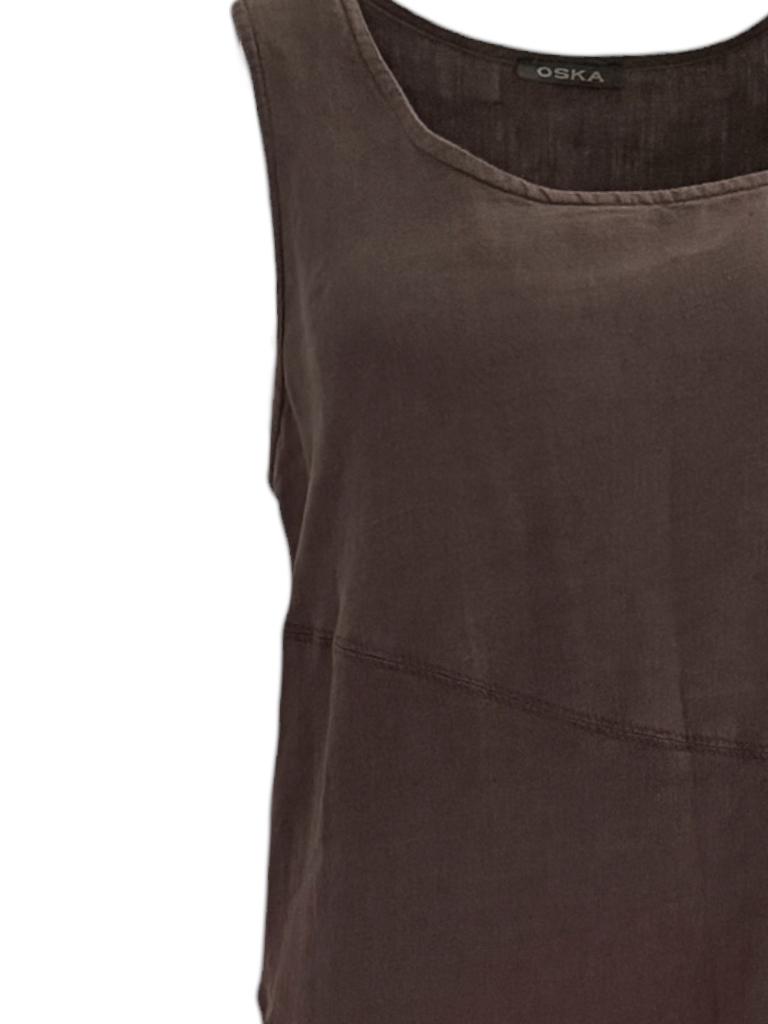 Oska jurk M, Kleding | Dames, Jurken, Bruin, Maat 46/48 (XL) of groter, Ophalen of Verzenden, Zo goed als nieuw