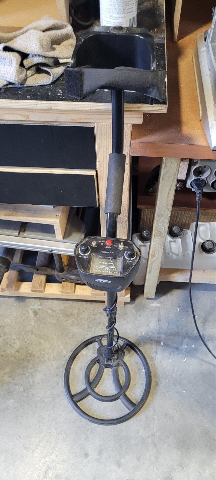 Metaaldetector, Hobby en Vrije tijd, Discriminatie metaaldetectie, Gebruikt, 30 cm of minder, Ophalen
