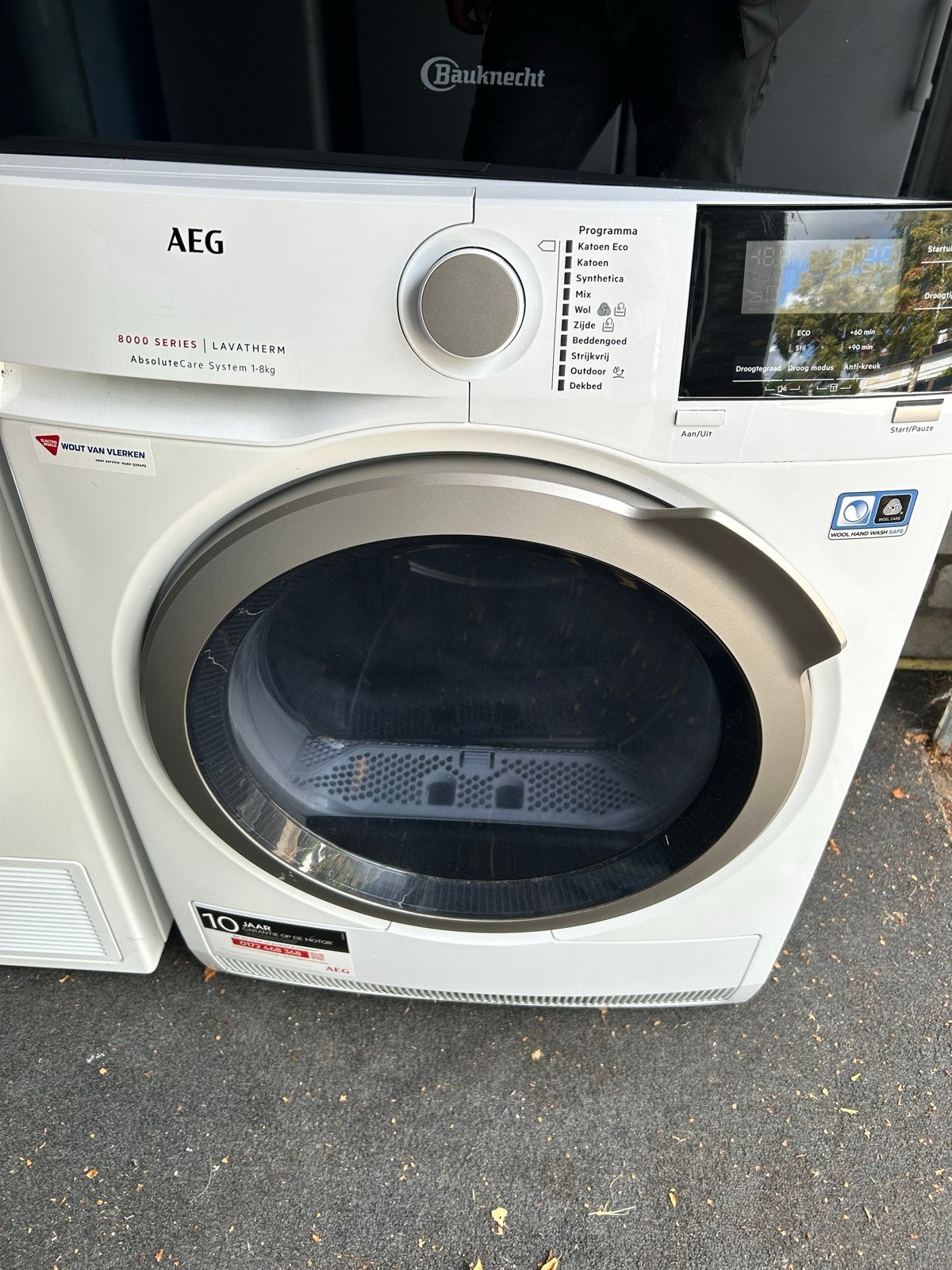 AEG T8DBPESSEN Lavatherm 8000 Series Warmtepompdroger 8Kg, Ophalen, 8 tot 10 kg, Refurbished, 85 tot 90 cm