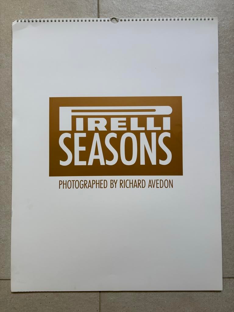 Pirelli Seasons Kalender, Ophalen, Maandkalender, Zo goed als nieuw