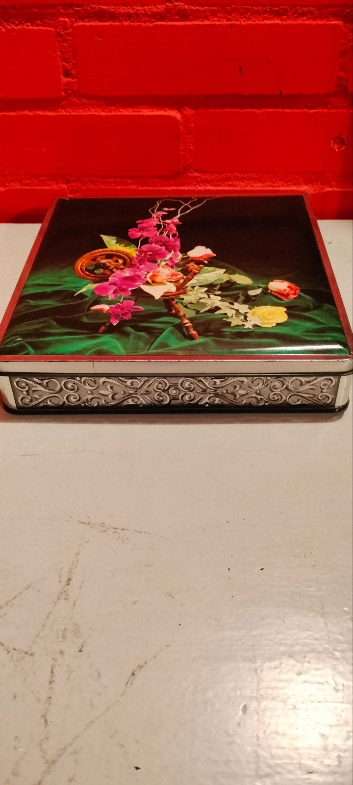 vintage Patria koekblik, Ophalen of Verzenden, Gebruikt, Koek(jes)
