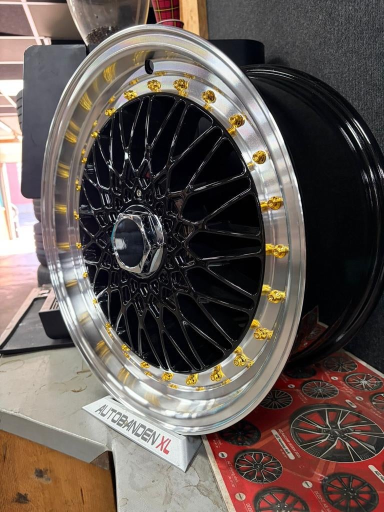 17 inch Bmw E30 BBS LOOK velgen 4x100 / 4x114.3, Velg(en), Nieuw, 17 inch, Ophalen of Verzenden