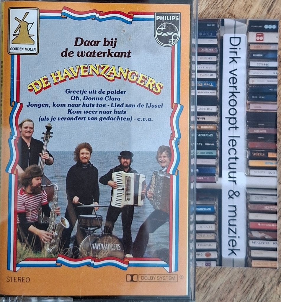 De Havenzangers; Daar bij de waterkant (1981, NL), Cd's en Dvd's, Cassettebandjes, 1 bandje, Ophalen of Verzenden, Zo goed als nieuw
