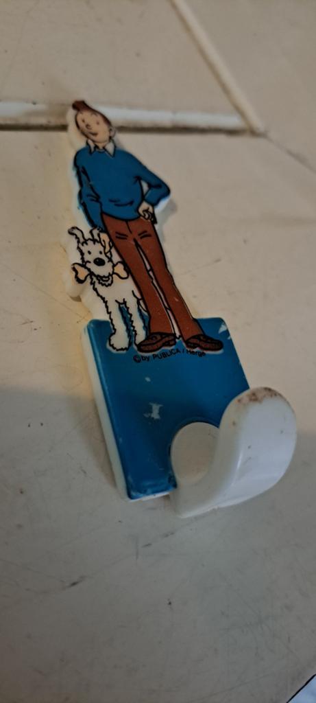 Vintage Kuifje handdoekenhaakje van Tiger, Ophalen of Verzenden, Gebruikt, Overige typen