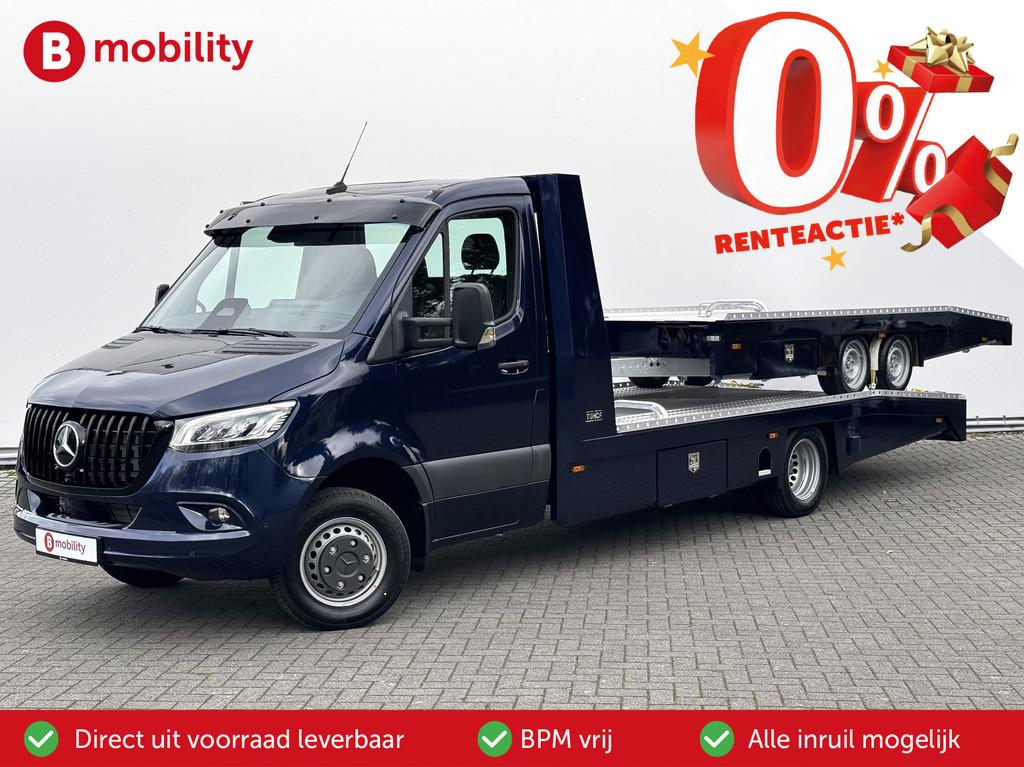 Mercedes-Benz Sprinter 519 CDI Tijhof AluLiner + Aanhanger V, Auto's, Blauw, Automatische klimaatregeling, Bedrijf, Diesel