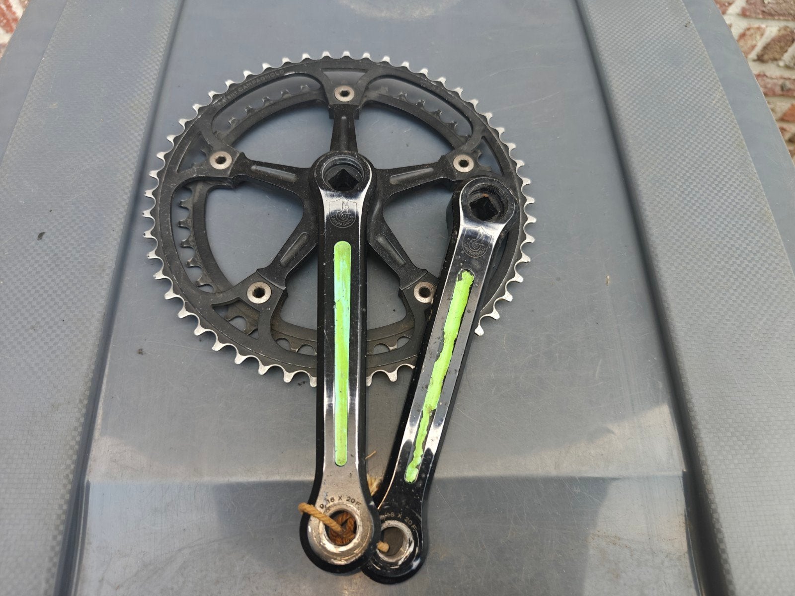 campagnolo nuovo record crankstel 1980, Fietsen en Brommers, Ophalen of Verzenden