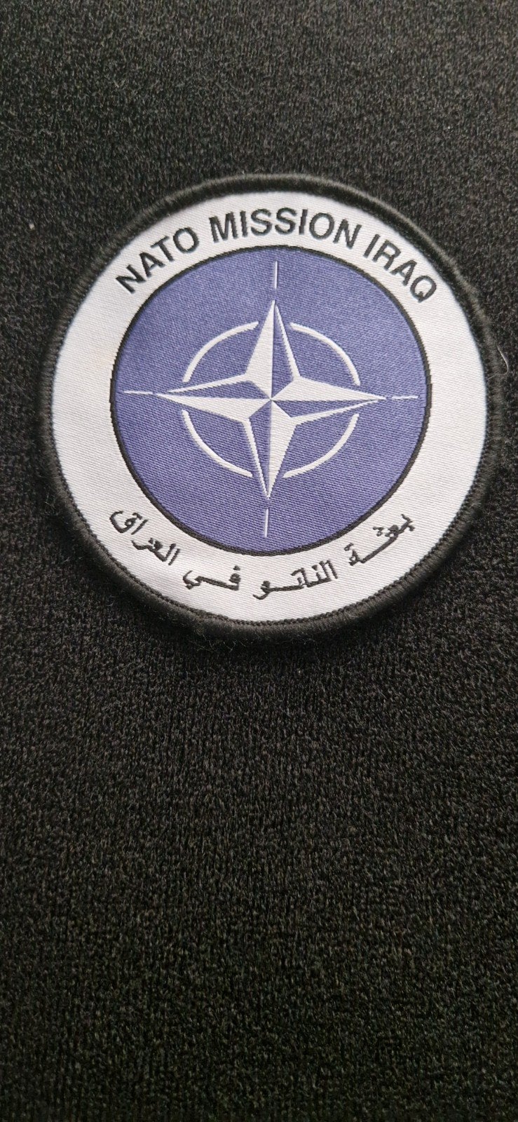 Nato mission Irak, Ophalen of Verzenden, Landmacht, Nederland, Embleem of Badge