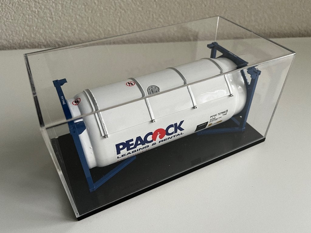 Schaalmodel bulktank /tankcontainer Peacock Leasing & Rental, Ophalen of Verzenden, Nieuw, Overige typen