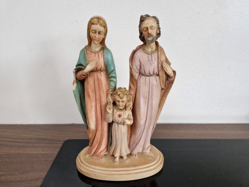 antiek beeldje, Jozef, Maria en Kindje, Antiek en Kunst, Ophalen of Verzenden