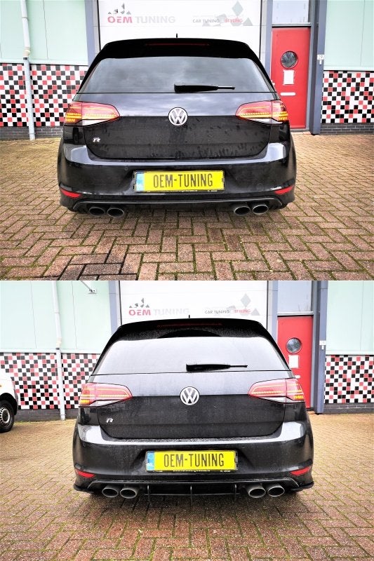 Diffuser Extension – Spoiler | GOLF 7R-LOOK | 12 – 17 |, Ophalen of Verzenden
