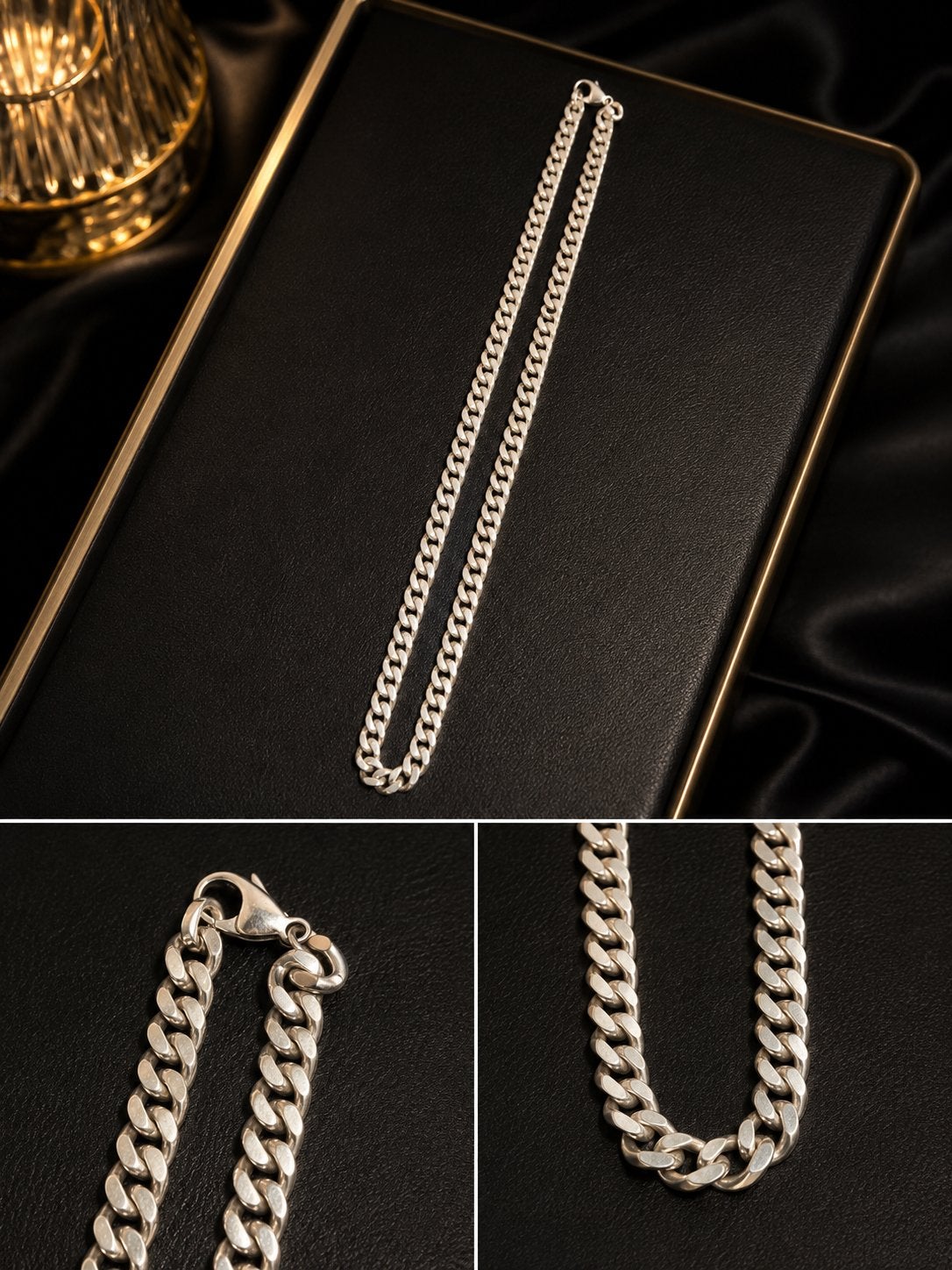Massieve zilveren ketting, Ophalen of Verzenden, Nieuw, Zilver