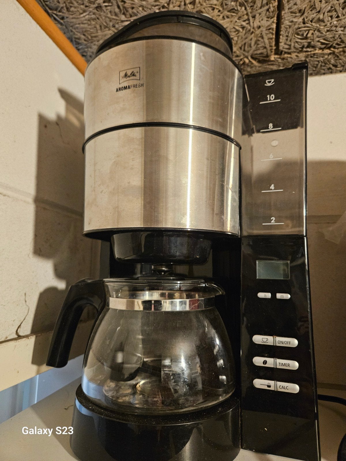 Melitta AromaFresh koffiezetapparaat met ingebouwde molen, Gebruikt, 10 kopjes of meer, Koffiemachine, Koffiebonen