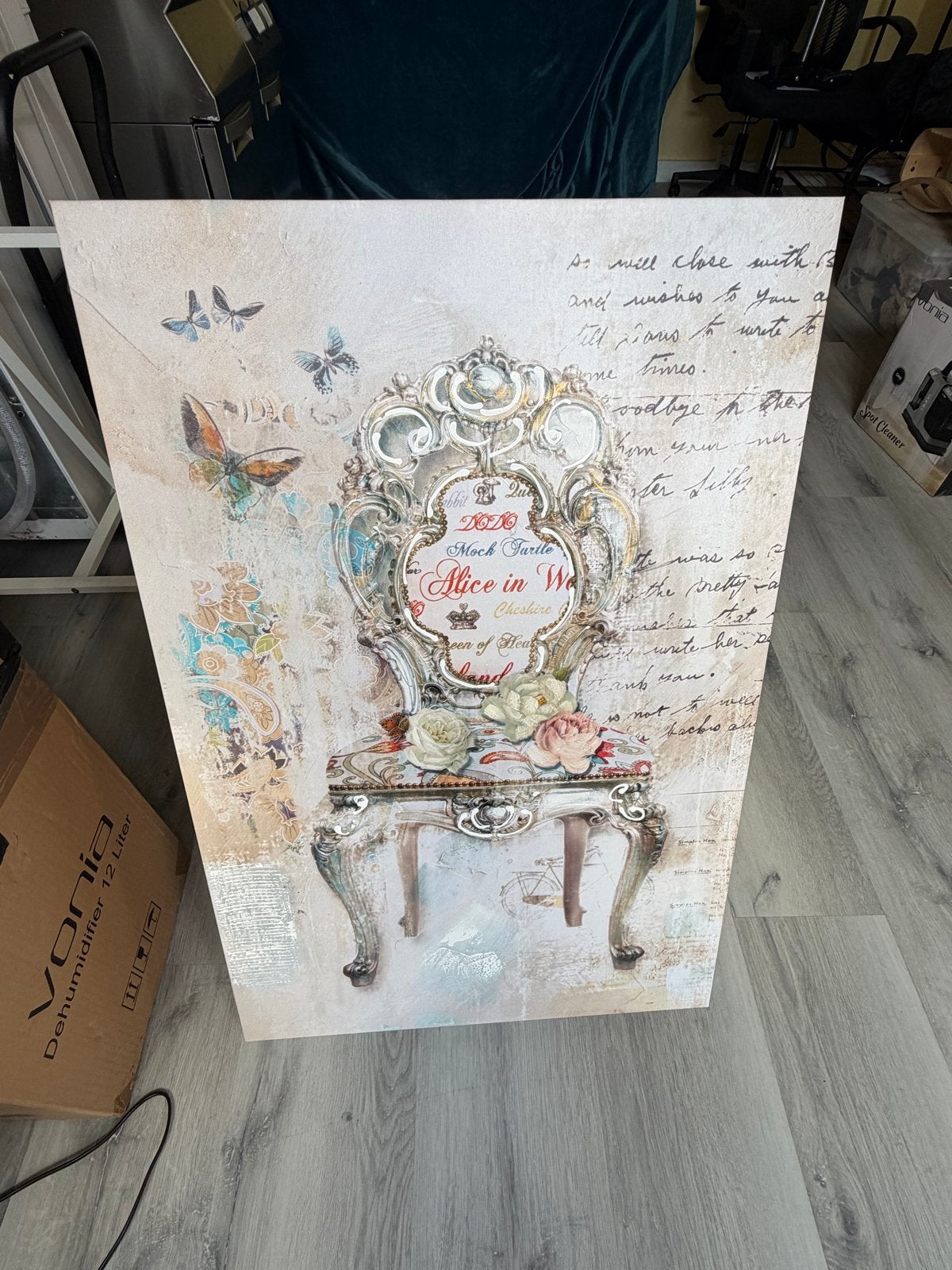 Canvas Schilderij "Alice in Wonderland" 60x90cm, Ophalen, Nieuw, Print, 75 – 100