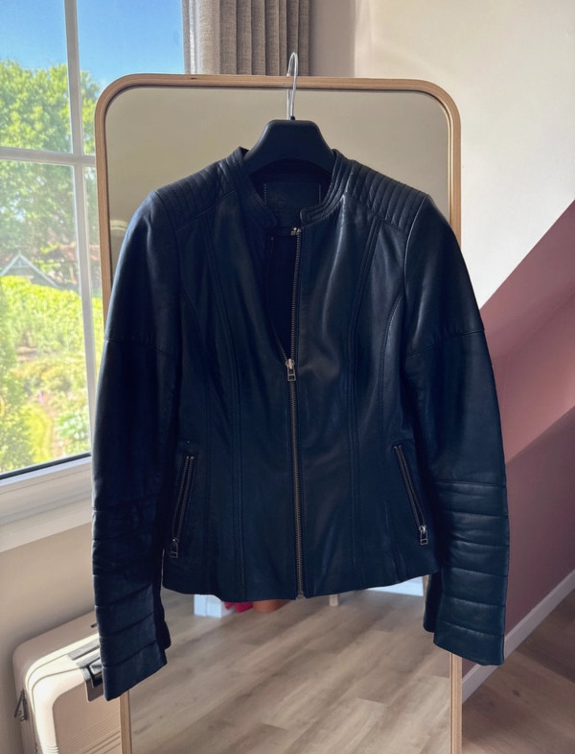 Goosecraft leren jas maat S, Kleding | Dames, Ophalen of Verzenden, Zo goed als nieuw, Maat 36 (S), Zwart