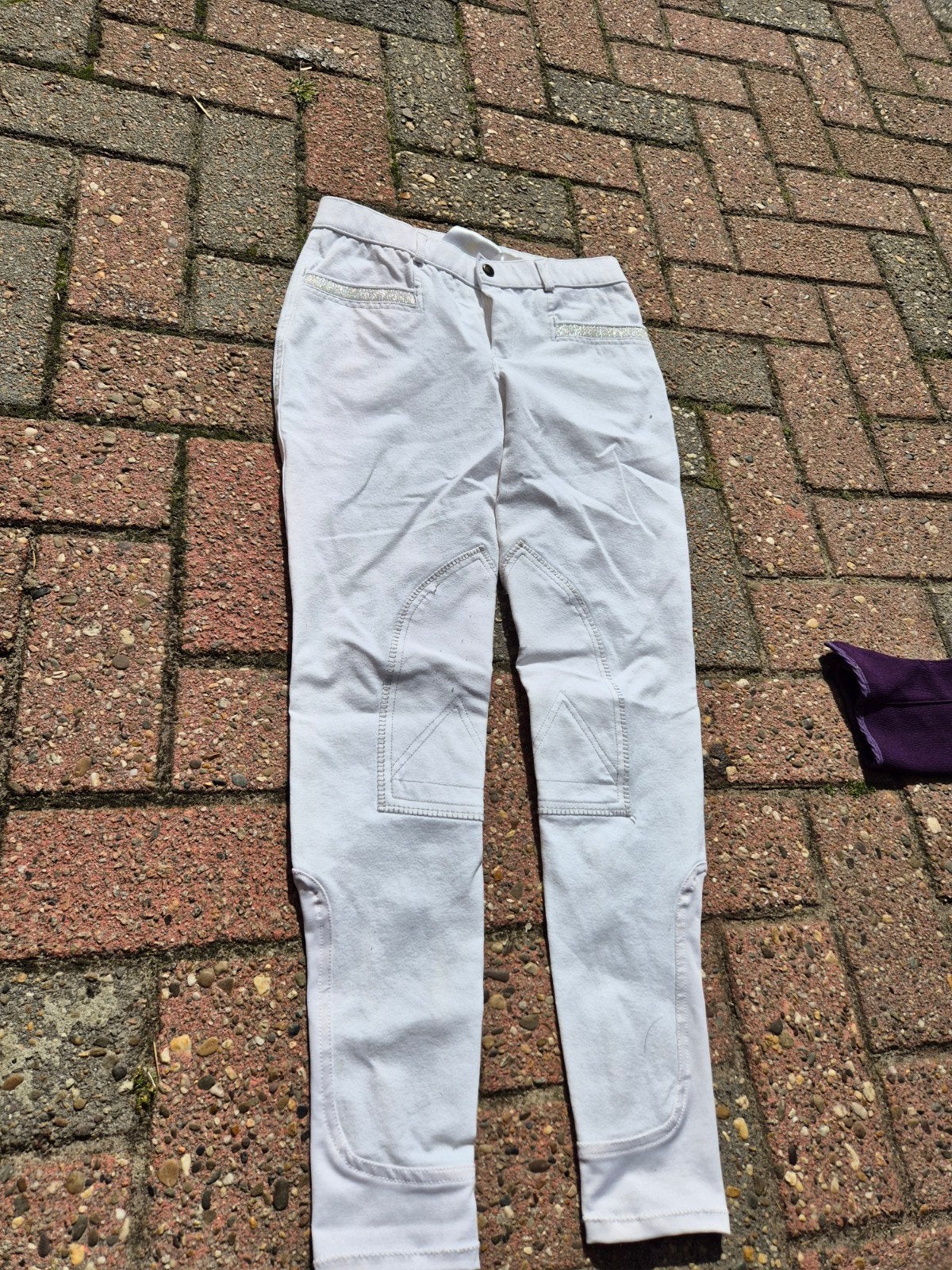 witte rijbroek, Dieren en Toebehoren, Ophalen, Dressuur, Onderkleding