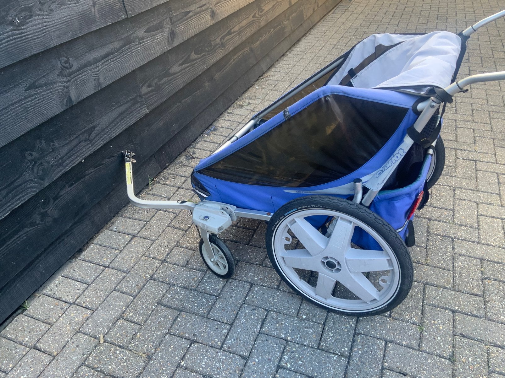 Thule chariot 2 fietskar compleet goede staat, Fietsen en Brommers, Fietsaccessoires | Aanhangers en Karren, Ophalen, Zo goed als nieuw