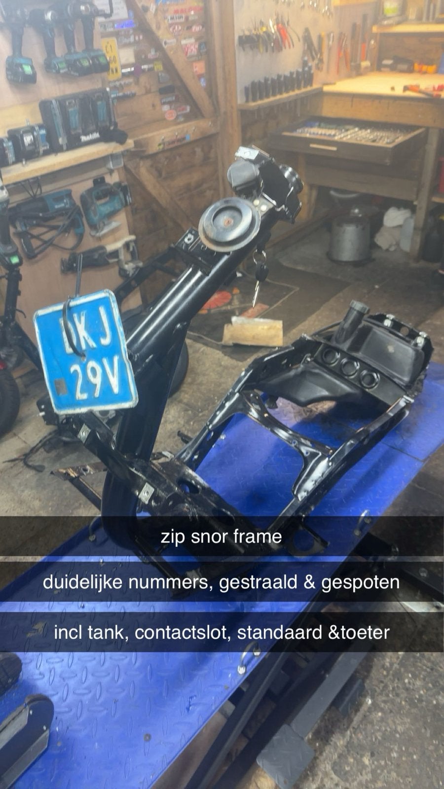 zip snor frame netjes, Verzamelen, G1, Ophalen of Verzenden, Zo goed als nieuw