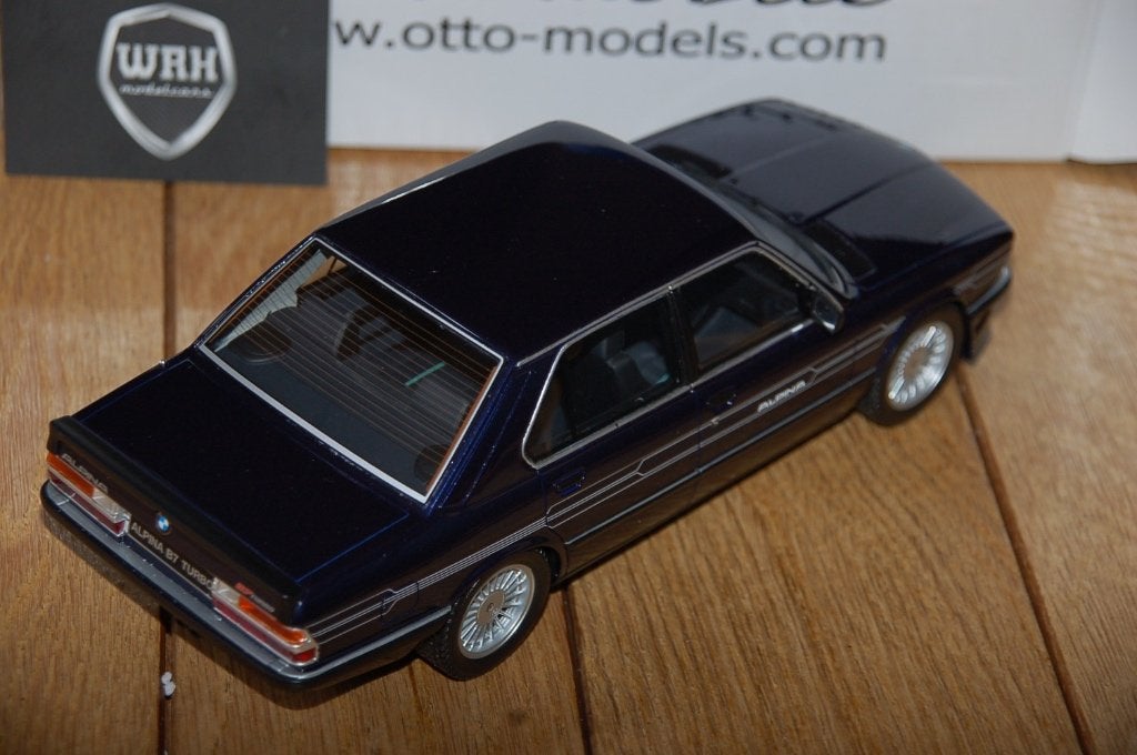 1:18 BMW ALPINA B7 E28 blue Otto mobile OT633 WRH, Verzenden, Zo goed als nieuw, Auto, OttOMobile