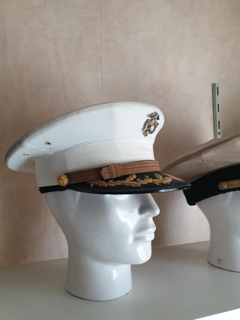 Pet Cap Officers USMC MARINECORPS Major/Colonel 1960s, Ophalen of Verzenden, Marine, Amerika, Helm of Baret