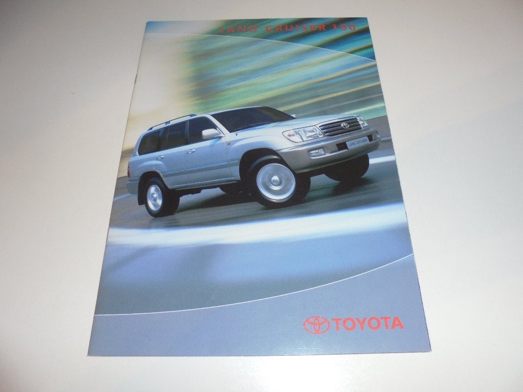 brochure Toyota Landcruiser 100  2003, Ophalen of Verzenden, Nieuw, Toyota