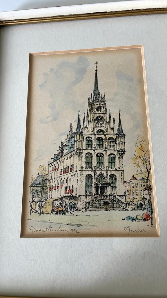 Berkel ets Gouda, Antiek en Kunst, Ophalen of Verzenden