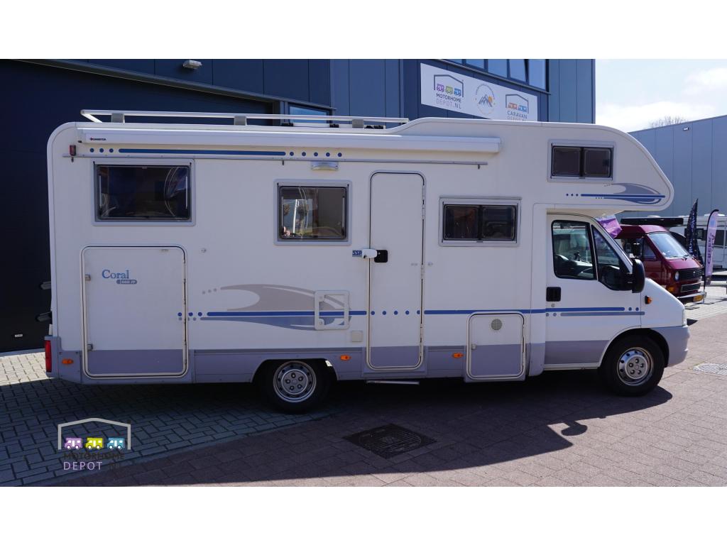 Adria Coral 660 SP Ruime gezinscamper / goed onderhouden, Caravans en Kamperen, Campers, Alkoof, Ringverwarming, Fiat, Afzuigkap
