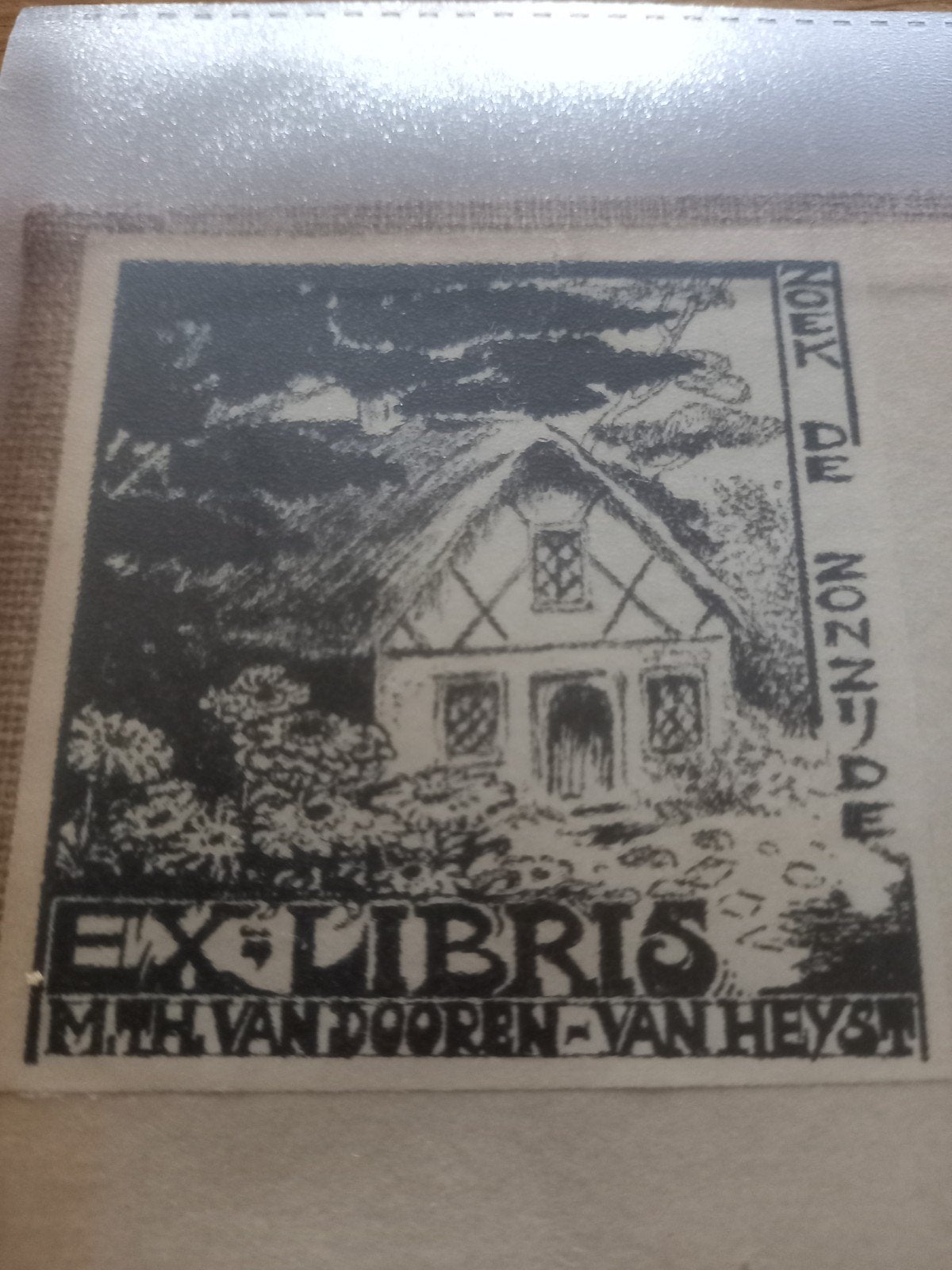ex libris, Ophalen of Verzenden, Voor 1940, Overige onderwerpen