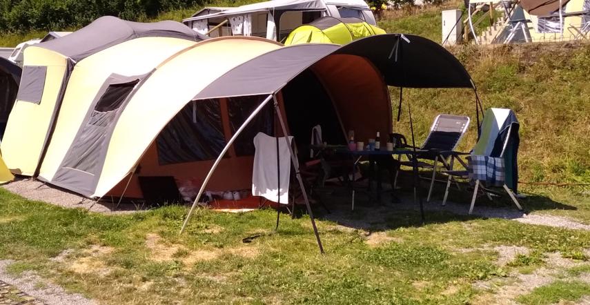 Cabanon Manga Comfort vouwwagen, Caravans en Kamperen, Ophalen, Beige, Cabanon, Aanwezig