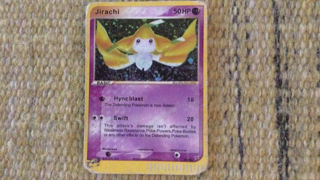 Oude pokemonkaart Jirachi 97/95, Hobby en Vrije tijd, Verzamelkaartspellen | Pokémon, Ophalen of Verzenden, Gebruikt, Losse kaart