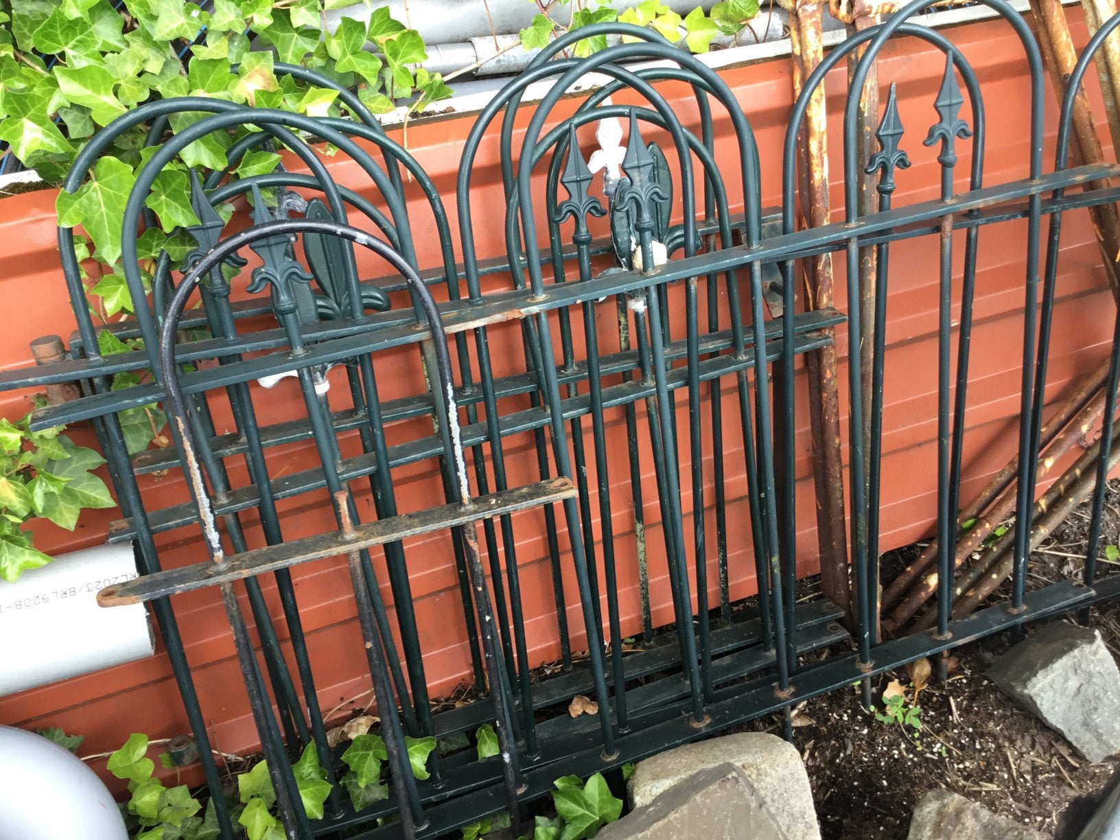Hekwerk, tuinpalen., Tuin en Terras, Tuinhekken en Hekwerk, Ophalen of Verzenden, Gebruikt, IJzer
