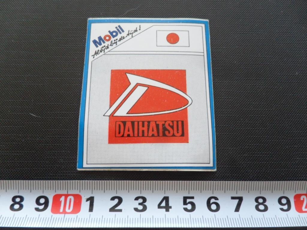 sticker mobil automerken DAIHATSU japan *, Verzamelen, Stickers, Zo goed als nieuw, Ophalen