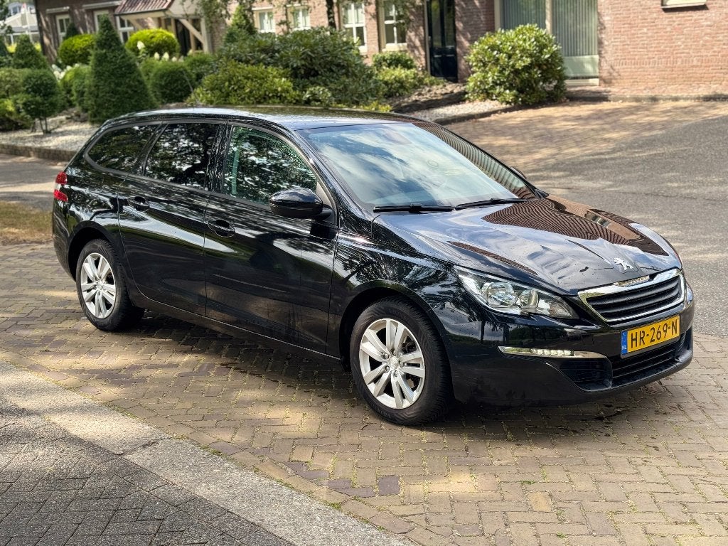 Peugeot 308 1.6 hdi 88 KW SW 2015 EURO 6 APK, Voorwielaandrijving, Stof, 4 cilinders, Zwart