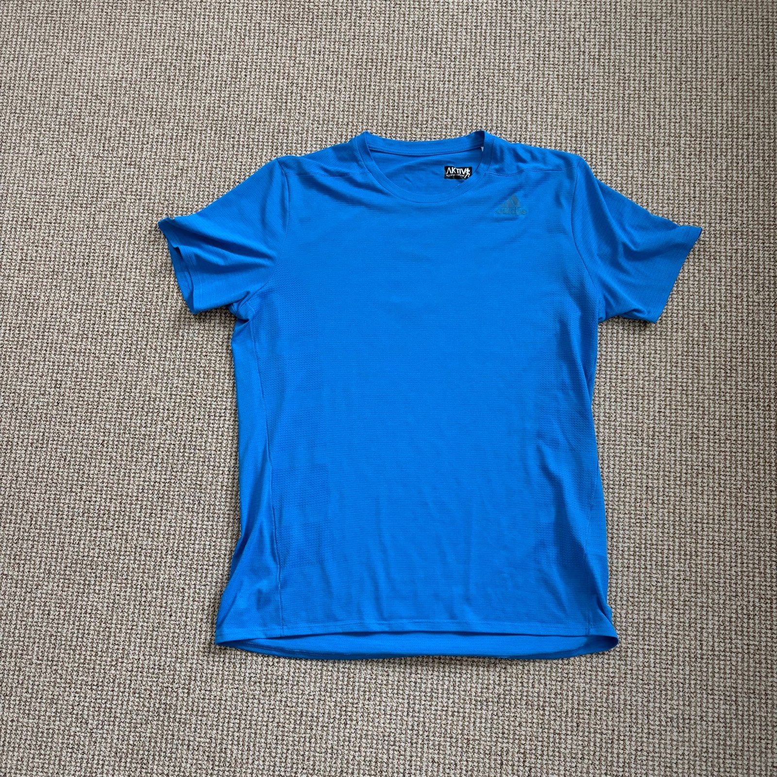 ZGAN Adidas hardloopshirt ClimaCool - Maat M, Kleding | Heren, Blauw, Overige maten, Ophalen of Verzenden, Zo goed als nieuw