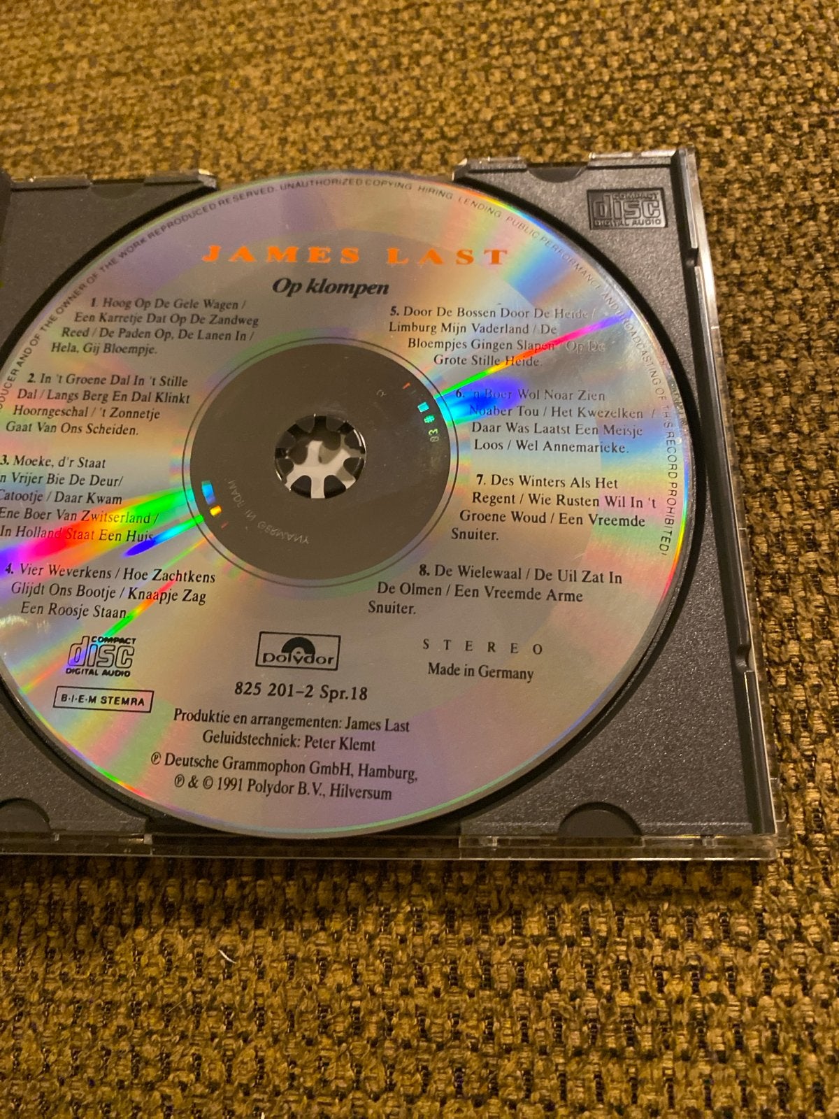 James Last - Onder moeders paraplu / Op klompen (2CD), Overige genres, Ophalen of Verzenden, Zo goed als nieuw, Inclusief boekje