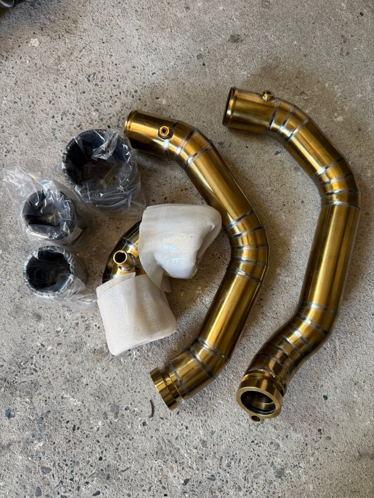 BMW M2 / M3 / M4  S55 Chargepipes + J pipe TITANIUM, Ophalen of Verzenden