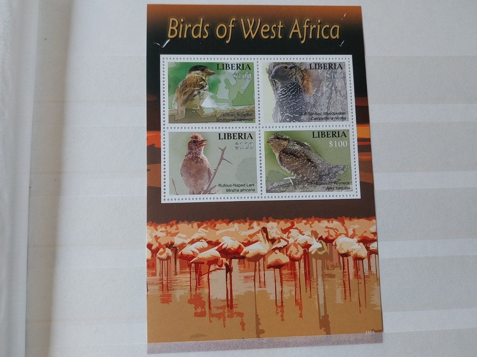 Liberia klb 6919/6923 vogels 2016 postfris, Ophalen of Verzenden, Dier of Natuur