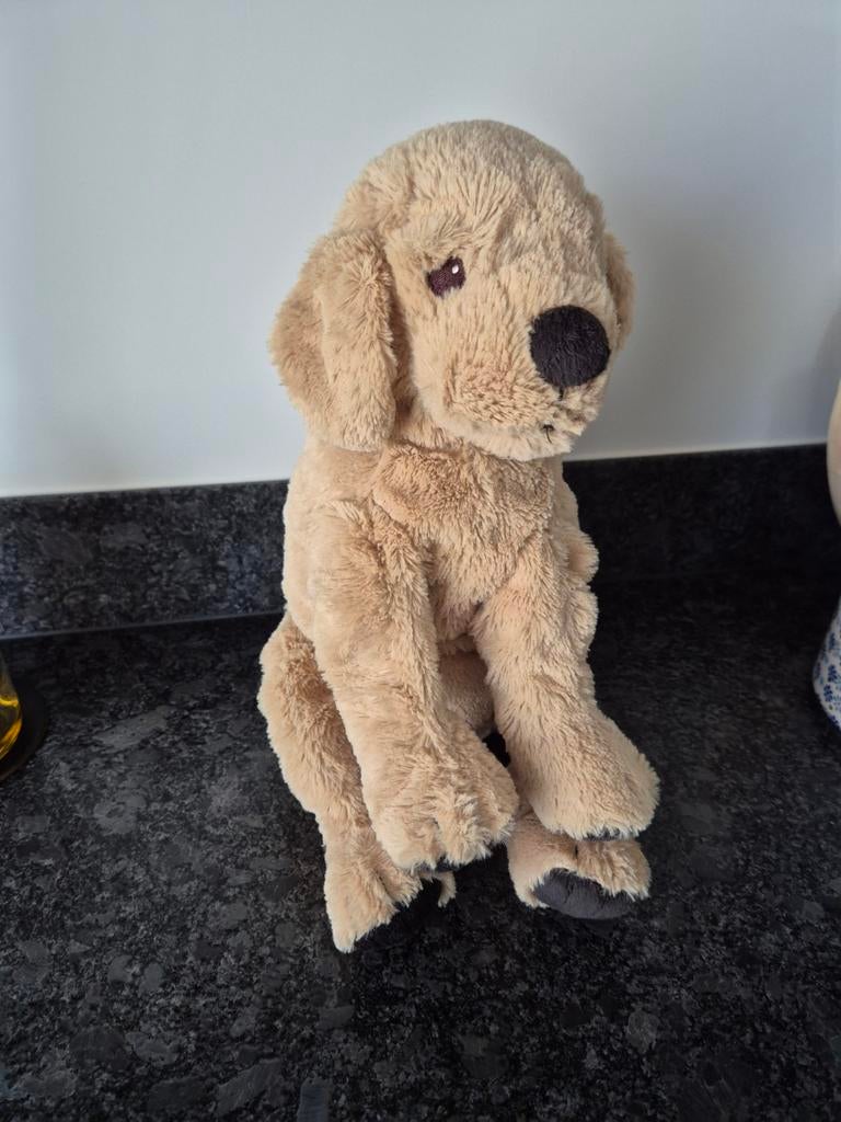 IKEA - Knuffel hond Gosig Golden, Ophalen of Verzenden, Zo goed als nieuw, Hond