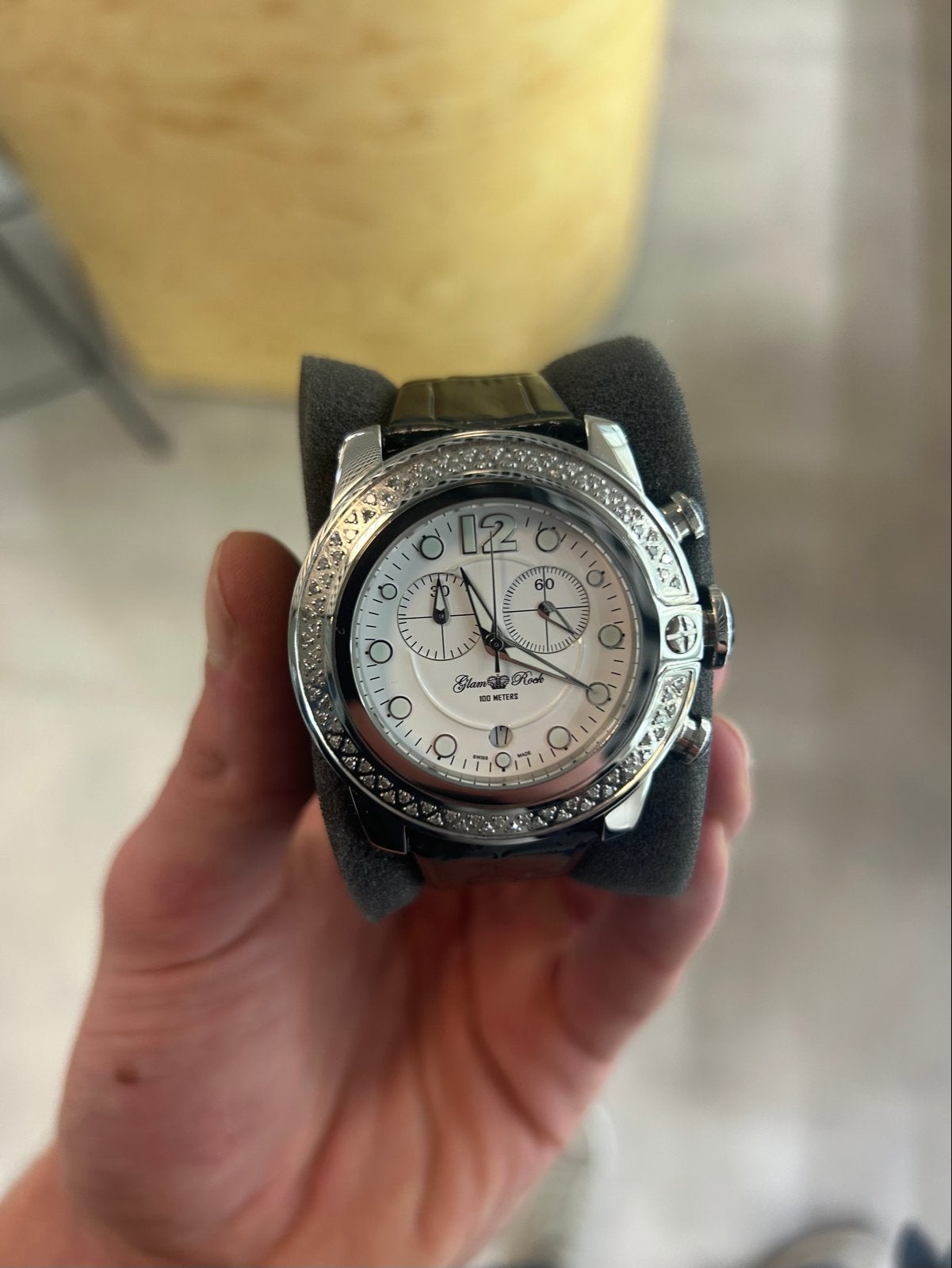 Glam Rock Miami Chronograph, Overige merken, Leer, Staal, Polshorloge