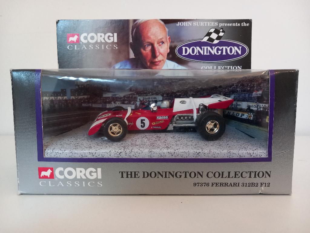 Corgi Ferrari 312B2 F12 The Donnington Collection 1:43, Ophalen of Verzenden, Zo goed als nieuw, Auto, Corgi