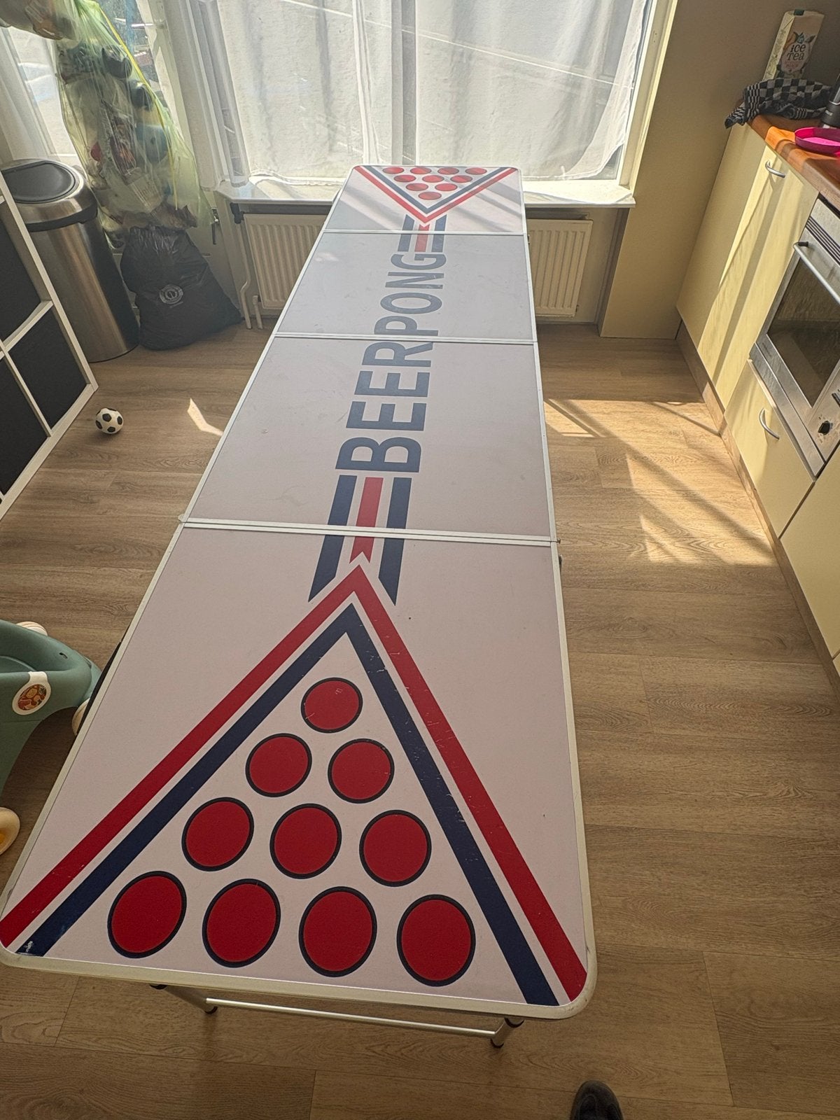 Opvouwbare Bierpong Tafel - Perfect voor Feestjes!, Drie of vier spelers, Ophalen, Gebruikt