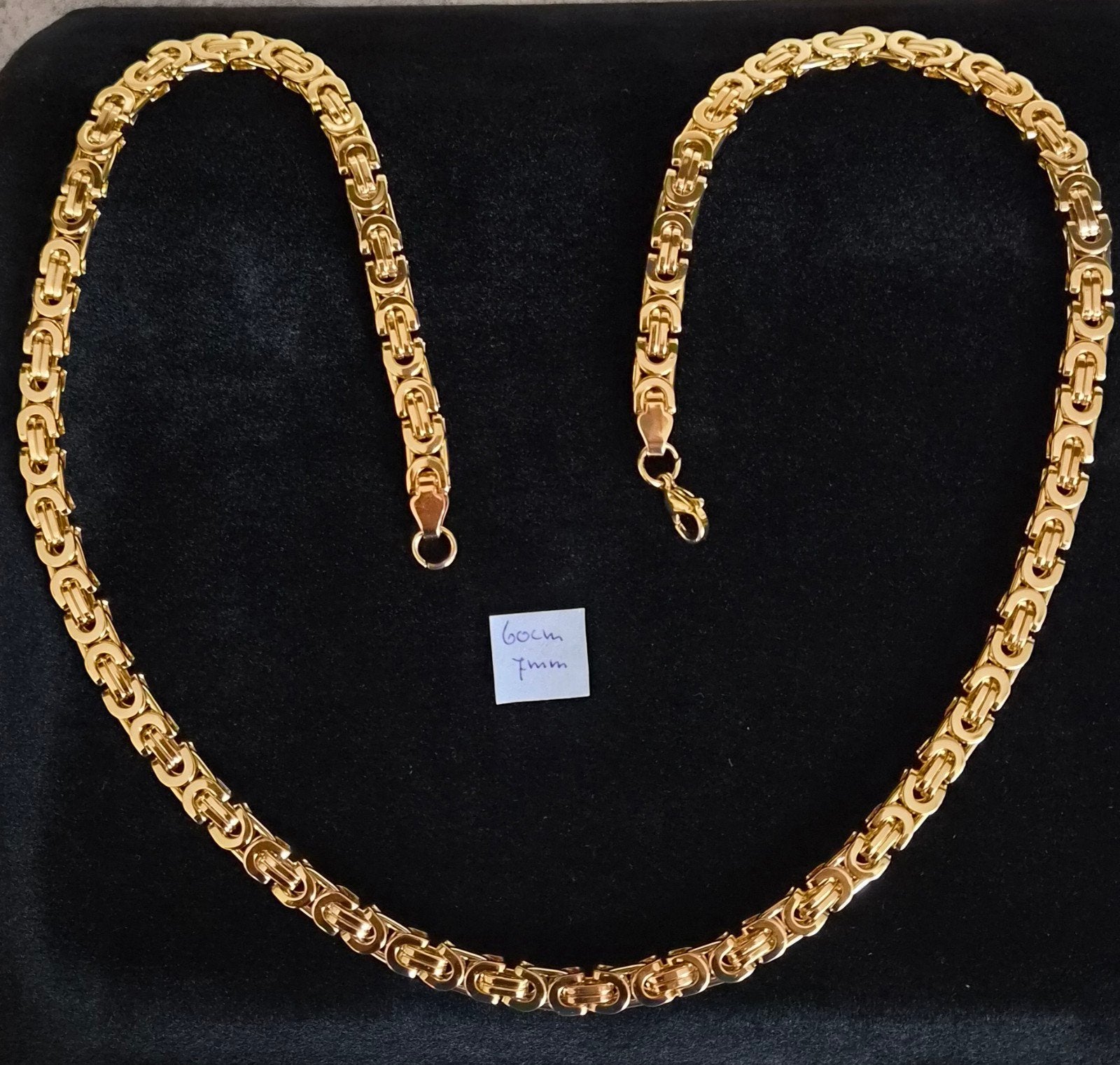Stoere Koningsketting - 60cm, 7mm, Ophalen of Verzenden, Nieuw, Goud