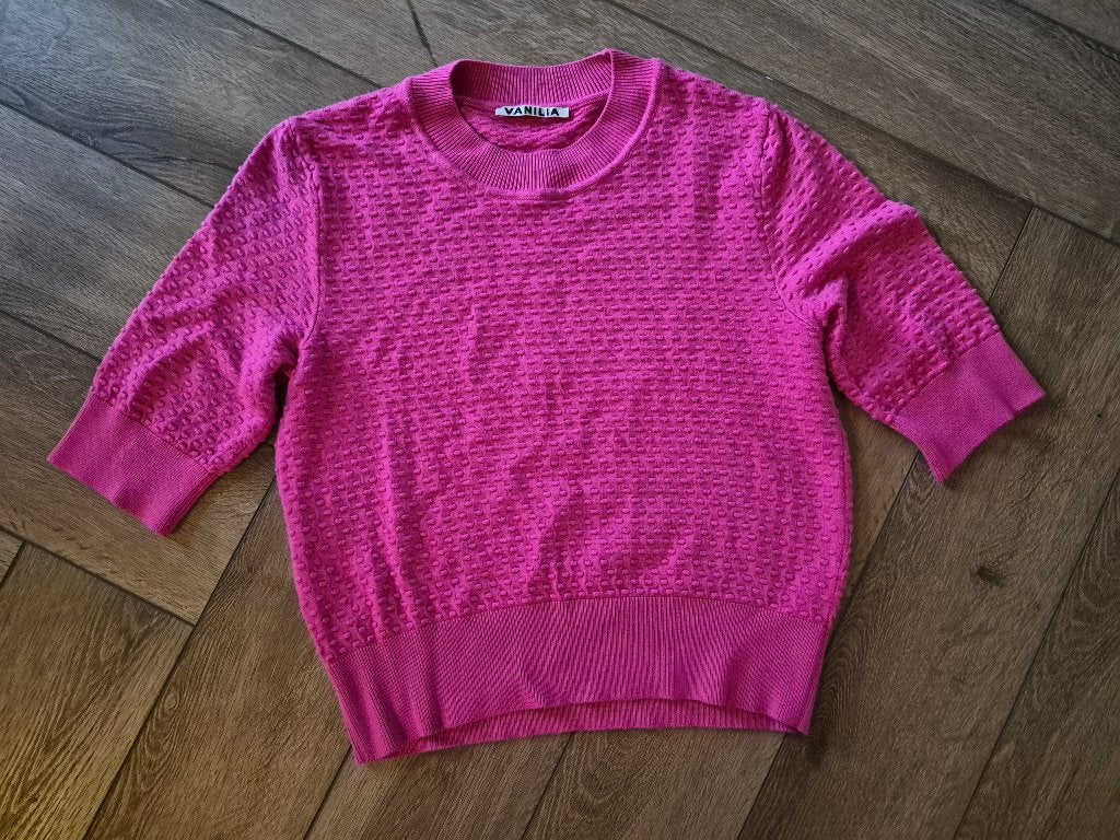 Super leuke trui van Vanilia, maat S, Vanilia, Ophalen of Verzenden, Zo goed als nieuw, Roze