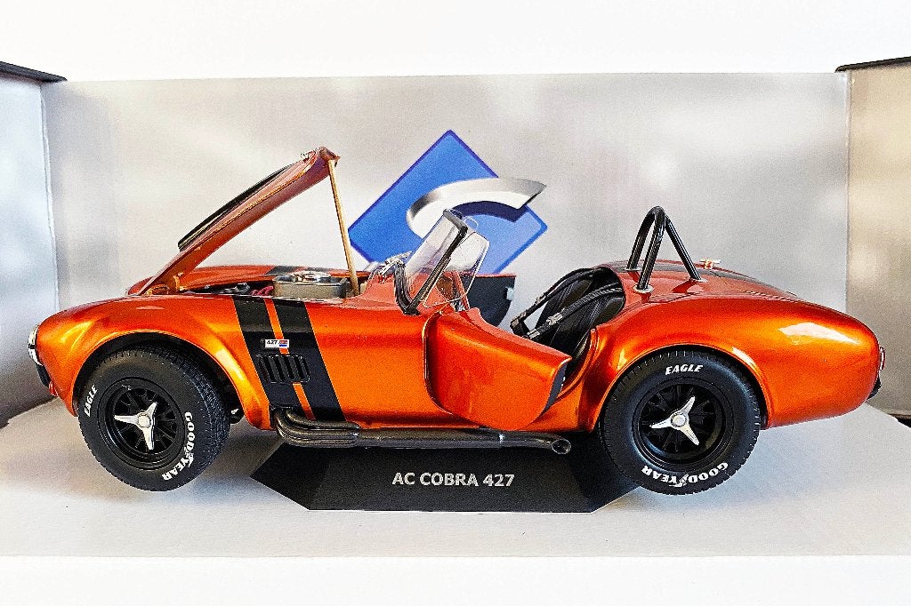 AC COBRA 427 1:18, Ophalen of Verzenden, Zo goed als nieuw, Auto, Solido