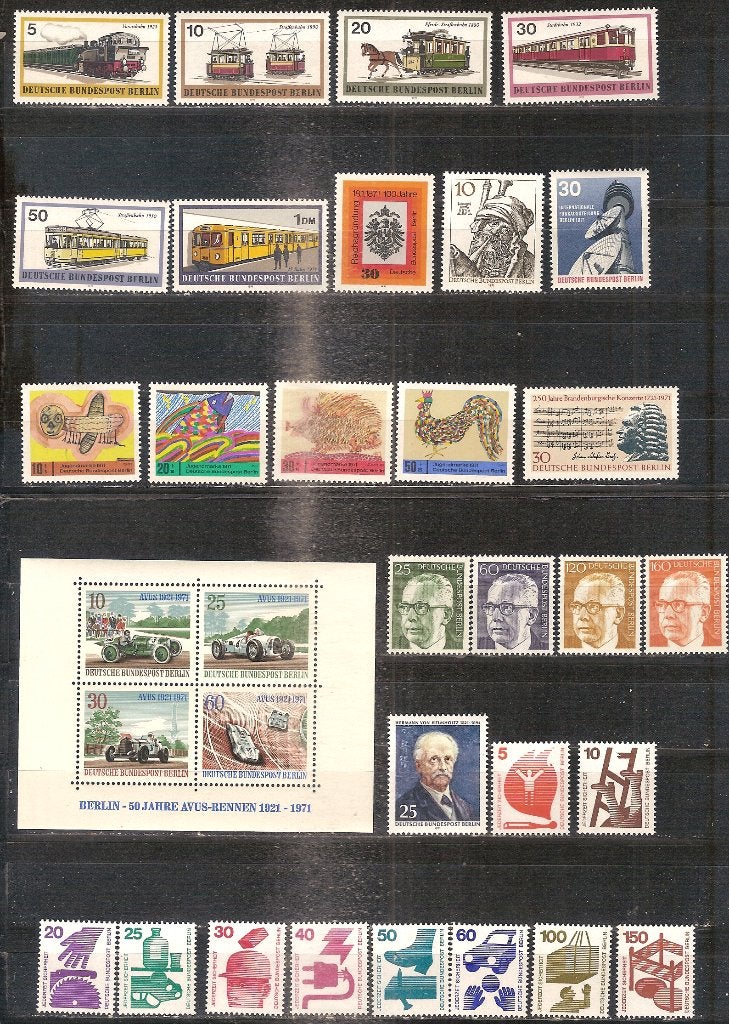 Berlin jaargang 1971 postfris, Ophalen of Verzenden, Buitenland