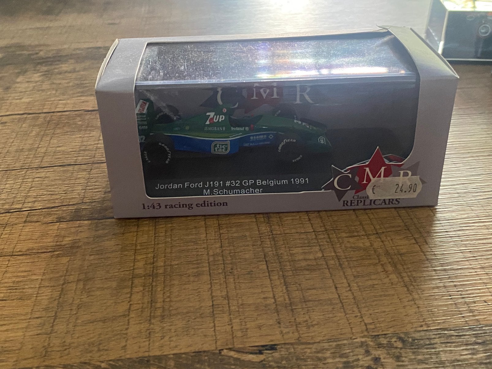 Micheal Schumacer Belgium GP 1991 Forf J191 1:43, Ophalen of Verzenden, Zo goed als nieuw