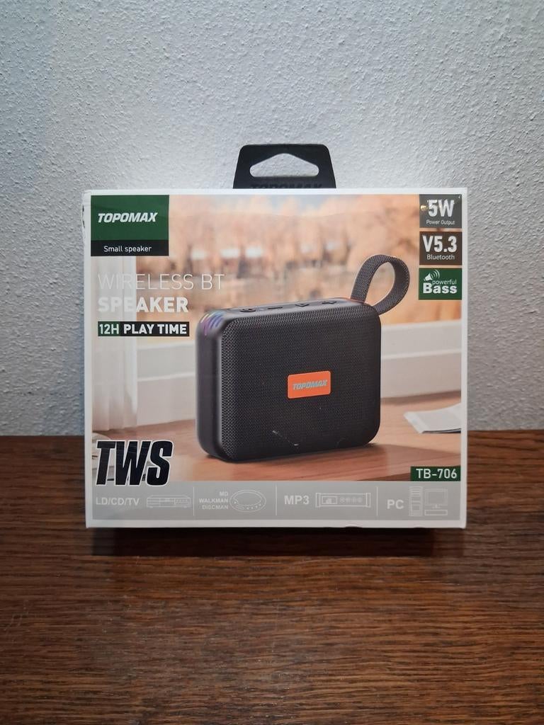 Kleine speaker voor onderweg, Verzenden, Nieuw